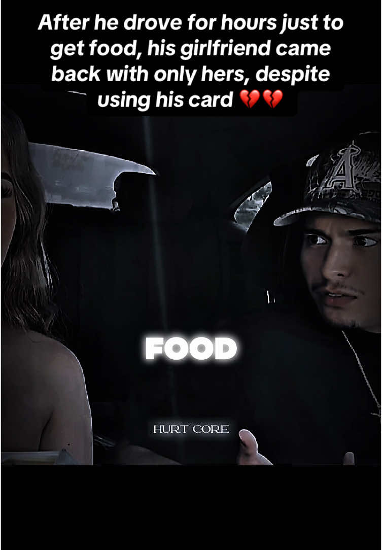 He was so lost that he asked her where his food was, only for her to say she didn’t know he wanted any. And mind you, he was driving for hours, and he hadn’t eaten in a while #heartbreaking #starved #girlfriend #hungry #eatingfood #Couple #Relationship #americanrelationships #americancouple #usa🇺🇸 