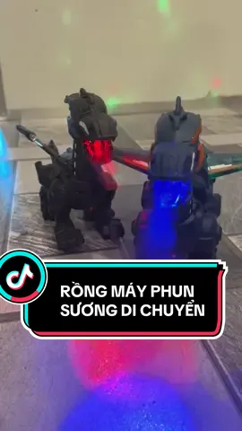 Rồng máy di chuyển phun sương đẹp đỉnh luôn ạ 😍😍#xuhuong #dochoi #dochoichobe #dochoitreem #dochoithongminh #dochoianhsang #khunglong 