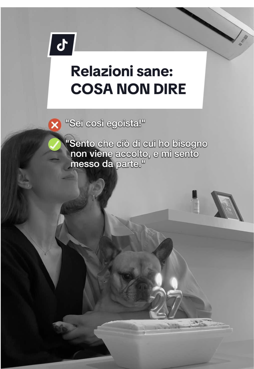 La prima frase giudica negativamente il partner nella sua totalità e non circoscrivendo al momento presente, creando tensione e chiusura, ostacolando il dialogo aperto e comprensivo. D'altra parte, la seconda frase evita un giudizio negativo sull'altra persona e si concentra sull'esperienza personale. Questo approccio è meno difensivo e più incline a suscitare empatia e comprensione. Semplicemente: la prima frase potrebbe indurre l'altro a rispondere difensivamente, mentre la seconda potrebbe facilitare un'apertura al dialogo e comprensione reciproca. #psicologia #relazionidicoppia #coppia #consiglidicoppia 