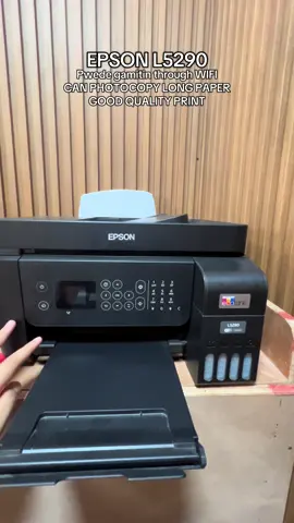 For business or personal use, good quality print , wifi printing pwede rin at long photocopy pwede rin #epson5290 #epsonprinter #epson 