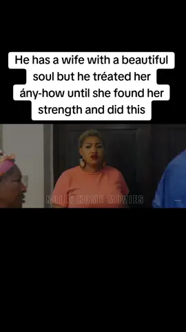 He has a wife with a beautiful soul but he tréated her ány-how until she found her strength and did this#dangerousvisitor #viral #nollywoodmovies 