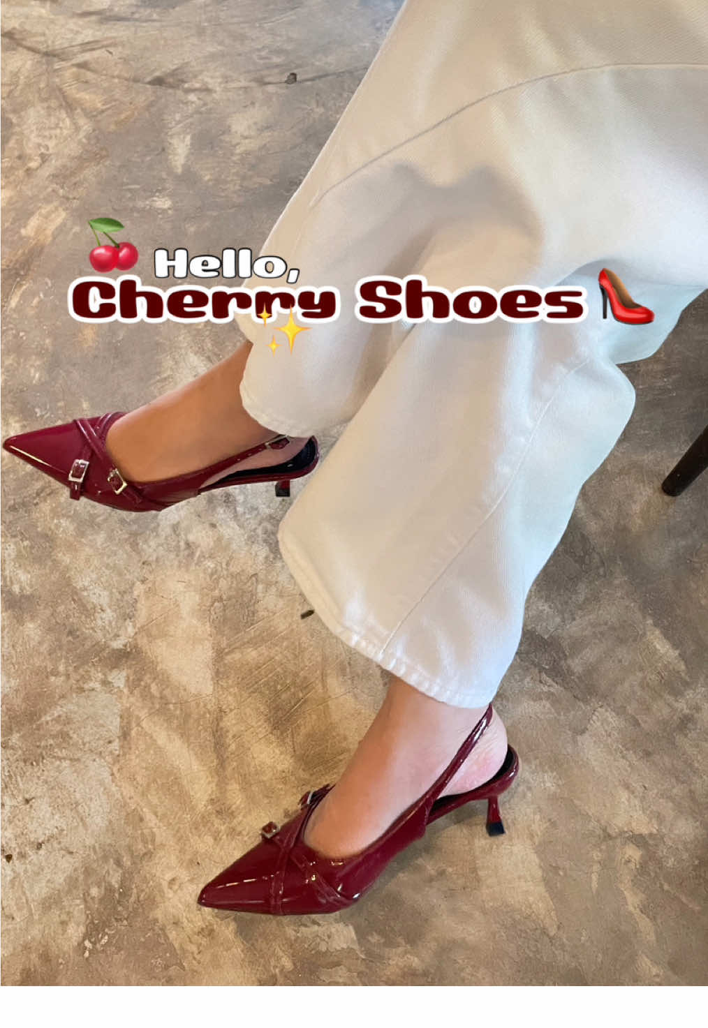 รองเท้าส้นสูงปลายแหลมสีแดงที่ฉันใฝ่ฝัน 🍒👠 สวยมากกกก ใส่สบายสุดๆ ไม่กัดเท้าเลย ✨🫶🏻 #รองเท้า #รองเท้าแฟชั่น #รองเท้าส้นสูง #รองเท้าส้นสูงใส่สบาย #รองเท้าส้นสูงผู้หญิง #รองเท้าส้นสูงปลายแหลม #รองเท้าส้นสูงสีแดง #รีวิวของดีบอกต่อ #fyp #fypシ゚ 