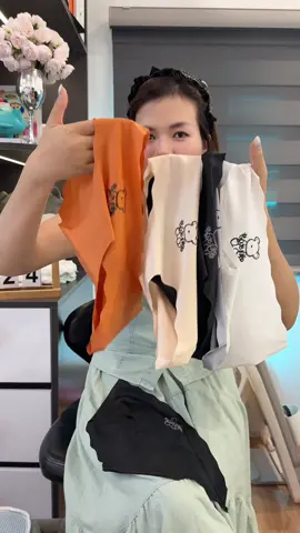 Set 10 quần lót su hình gấu không viền đủ màu #quanlotsu 