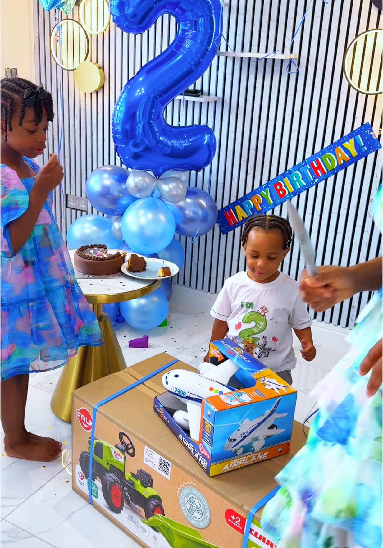 He was so excited to see his birthday gifts 🎁 🥰 #olivia_chukwu 