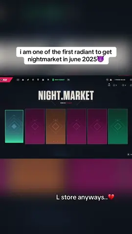 am i the only who got the nightmarket today..💔 [1st june 2025] #Valorant #nightmarket #valorantstore #valorantmeme 