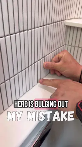 Fixing my Mistake! #construction #homerenovation #renovation #DIY #realestate #design #entrepreneur #tools #remodel #interiordesign #carpentry #tilework 