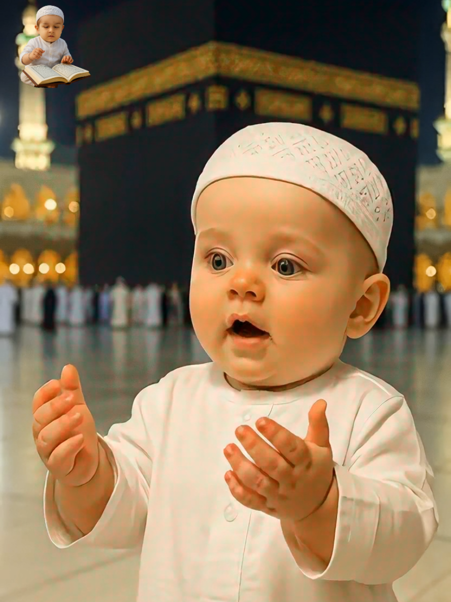 YA RABE MUSTAFFA HAJJ PE BULAA!  AMEEN SUM AMEEN!💖💕 . . . . . . #islamicbabies #foryou #trend #lslamic_video #viral #Labbaik #cutebaby 