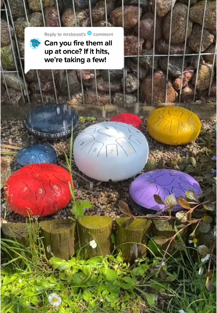 Firing them all up 🔥☔️ #garden #rain #instrument #melody 