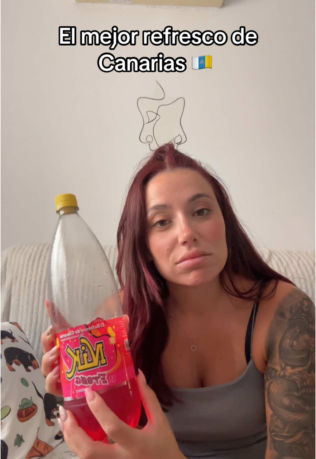 Cuántas personas de aquí consumen Nik de fresa???? #fyp #canarias #nik #refresco #productolocal 