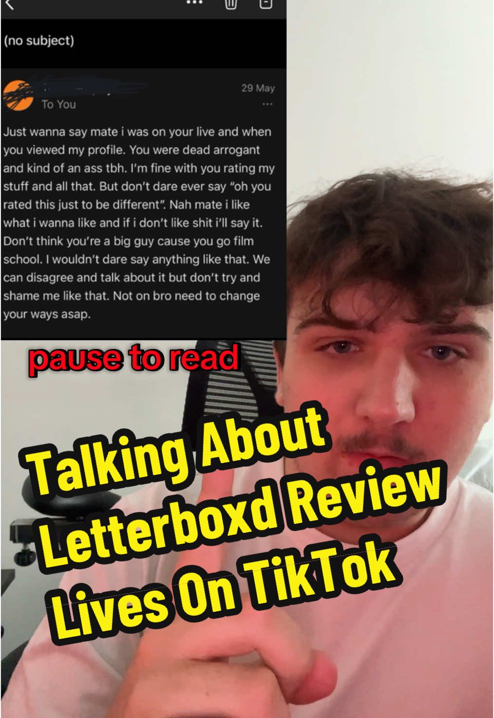 will obviously still be doing tiktok live roasts for free on top of subscription videos  #tiktoklive #filmtok #cinema #livestreaming 