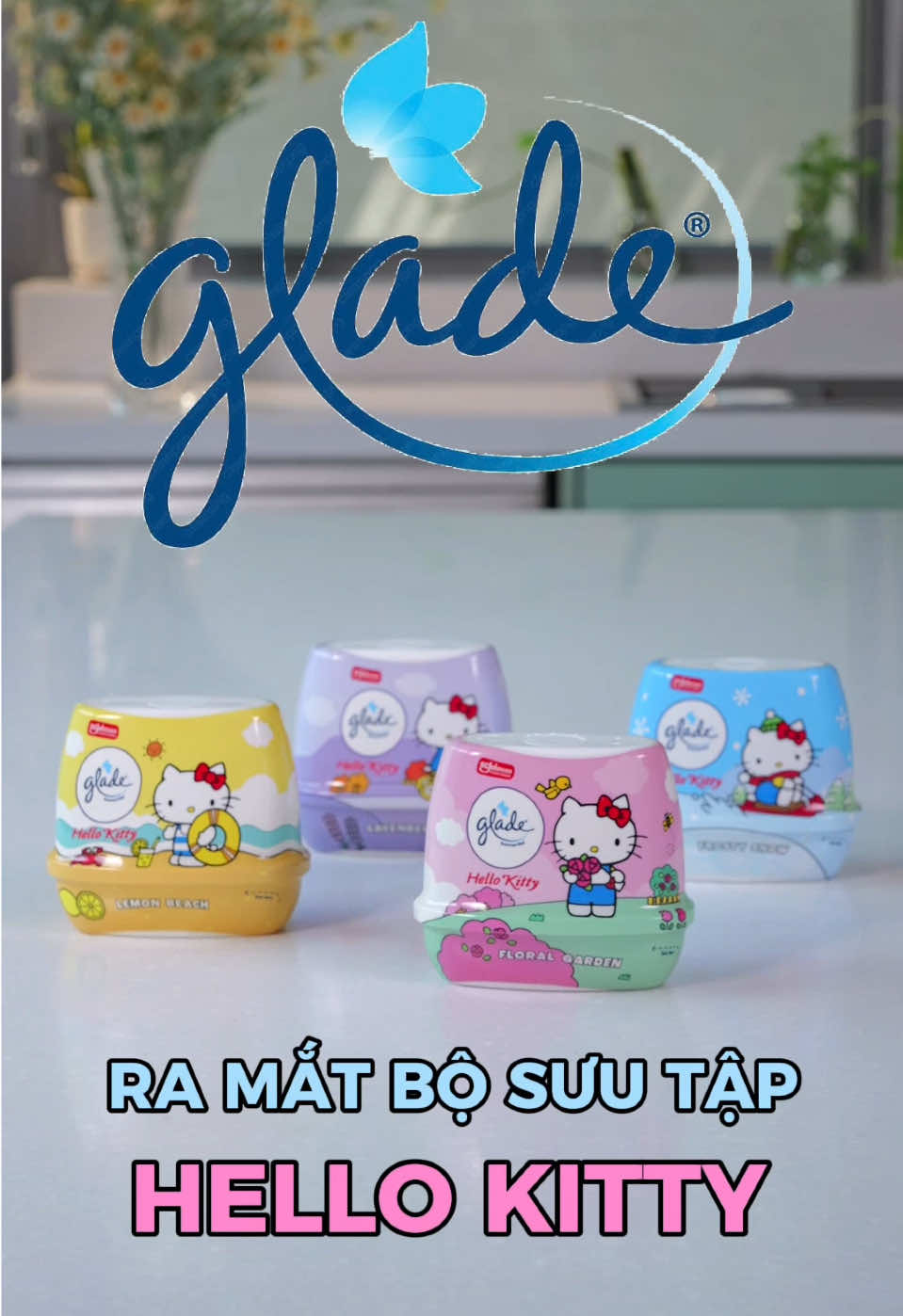 SÁP THƠM PHIÊN BẢN HELLO KITTY CỰC KỲ DỄ THƯƠNG ❤️ #sapthom #sapthomphong #glade #sapthomglade #hellokitty #sale #scjohnson #foryoupage #nhacua #tips 