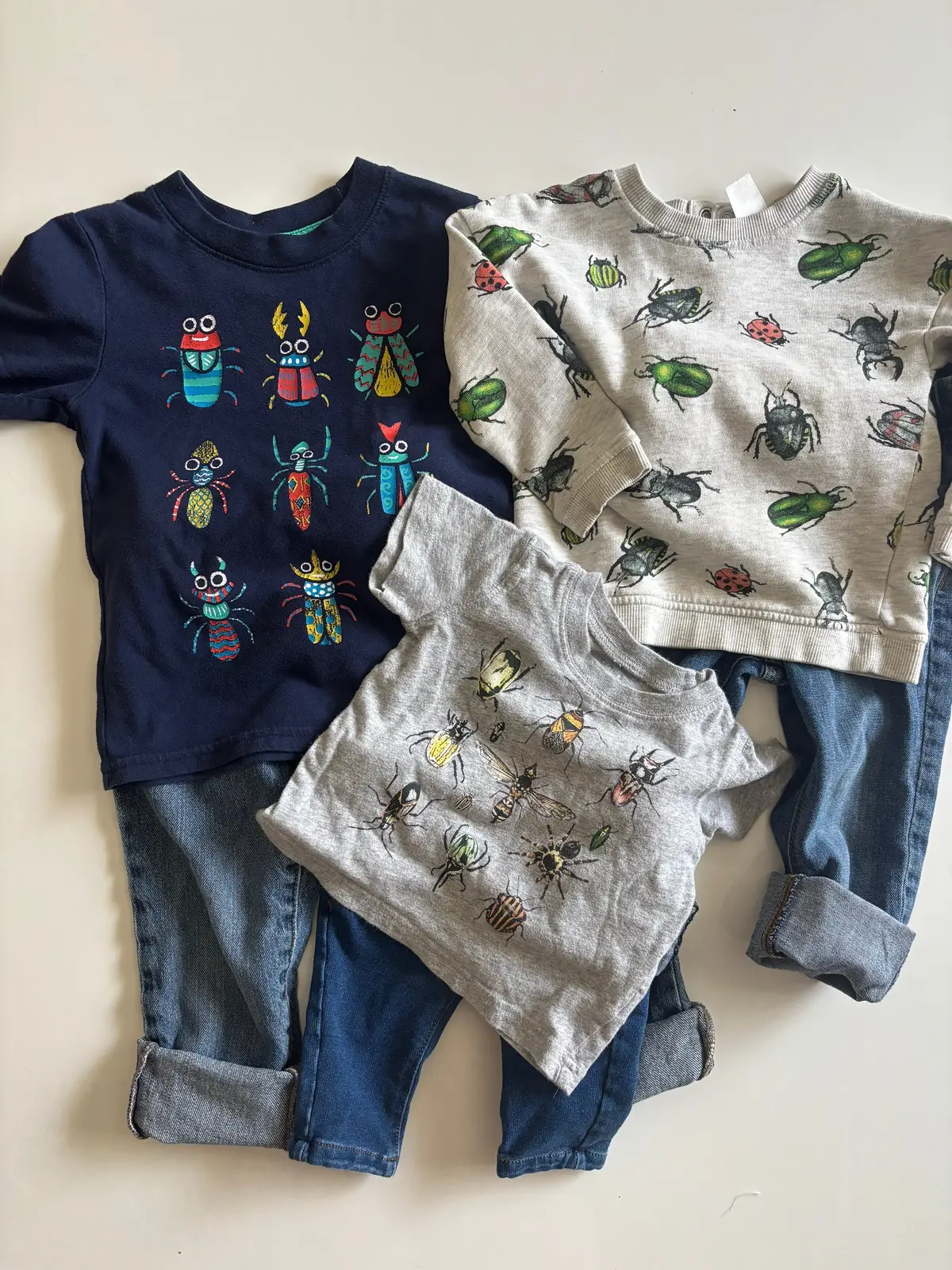3yrs, 1.5yrs, & 3mo  @Janie and Jack @KateQuinnShop  #toddlerfashion #toddlerclothes #toddleroutfit #babyclothes #OOTD #thriftedfashion 