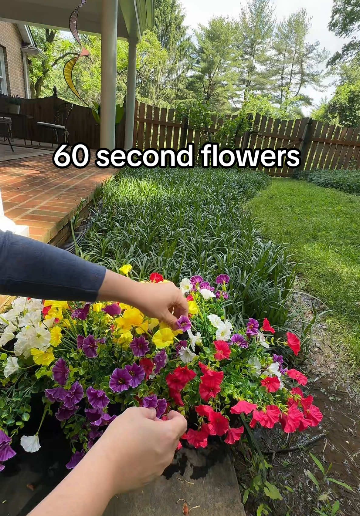 Love a real flower yet I’m all in on artificial flowers this year to keep life simple and beautiful and I have ZERO REGRETS. Also, zero watering and trimming. #fauxflowers #artificialflowers #porchdecor #flowersoftiktok #porchdecoration #tiktokflowers #blackthumb 