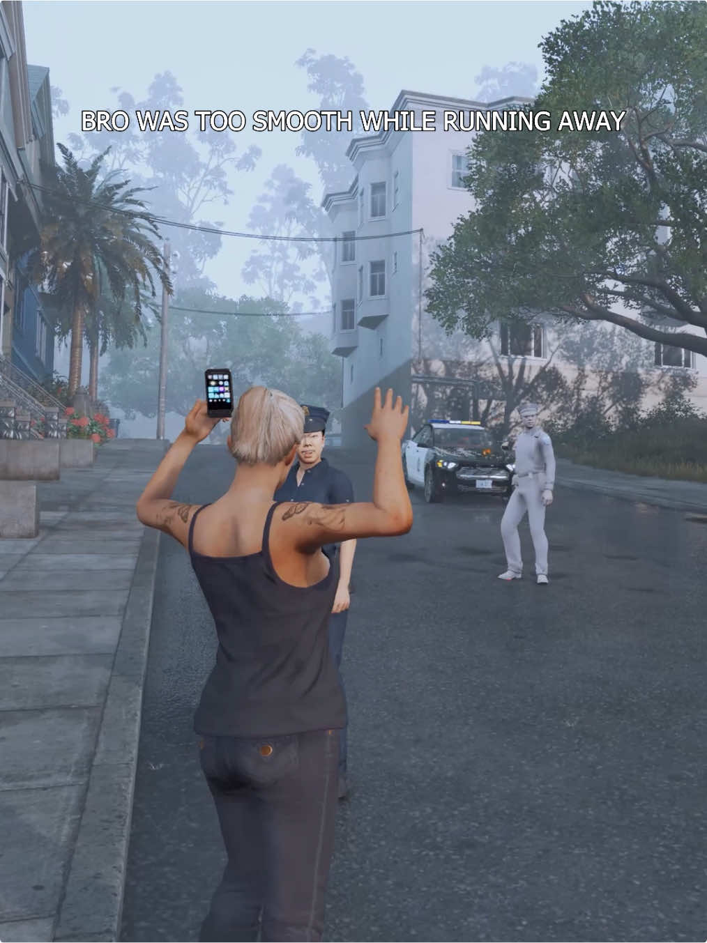 My favorite parkour game. Combined with being pursued by the ocher police.#watchdogs #npc #watchdogs2 #mod #cops 