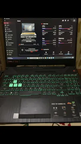 cuma laptop sederhana tapi cukup#asustuf #asustufgaming #asusrog #foryoupage 