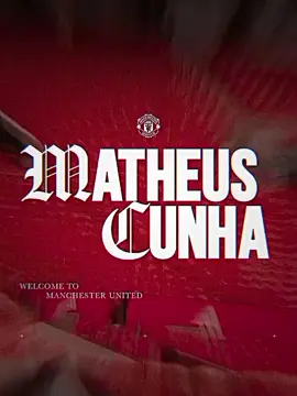 Welcome to Manchester Cunha🤩✍️#cunha #manchesterunited #fyp 