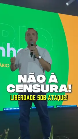 Querem rasgar a Constituição e apagar o pensamento livre. Sonham com um “Ministério da Verdade” para censurar o povo e blindar o sistema. Mas ninguém cala a liberdade. O Brasil vai reagir — e vai vencer. 2026 será o alvorecer da verdade sobre a mentira! Assista à fala completa em nosso canal do YouTube. Link na Bio.