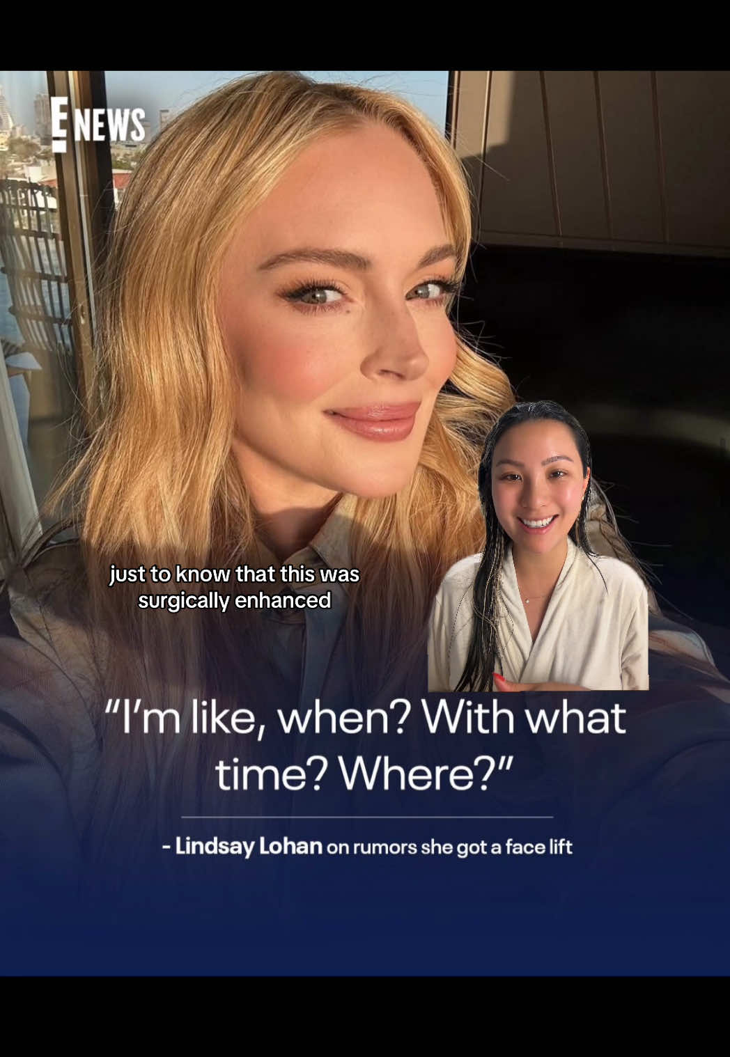 just bffr #greenscreen #lindsaylohan #facelift #enews #plasticsurgery #aestheticnurse #nurseinjector 