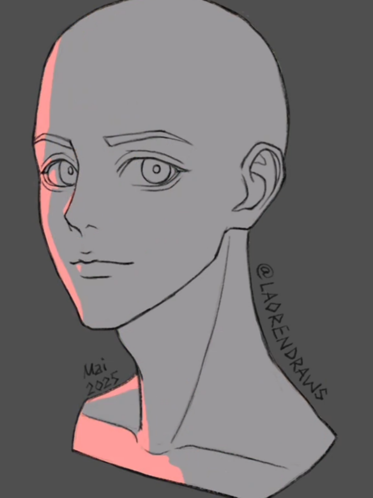 Mastering Light and Shadow: 3/4 Side View Lighting Split #fyp #ArtTok #laorendraws #art #drawing #digitalart #drawingpractice #lightandshadow #artstudy #headdrawing #portraitdrawing #artistsoftiktok #sketch #sketching #arttutorial #animeart #chiaroscuro #drawingroutine  #光影练习 #头像绘画 #素描练习 #绘画日常 #二分光影  #デッサン #前面光 #光と影 #アート練習 #肖像画  #Zeichnung #LichtundSchatten #Porträtzeichnen #Zeichenübung #yn #ny 