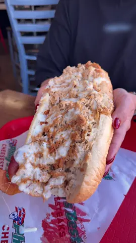 This bacon ranch chicken cheesesteak just hits different. Creamy, crispy, extra cheesy—perfect. 🥓🧀🔥 #eatlikeyoureinphilly #eatphillysbest #cheesesteaks #chickencheesesteak #baconranch #bacon #ranch #baconlover #phillysbestcheesesteaks 