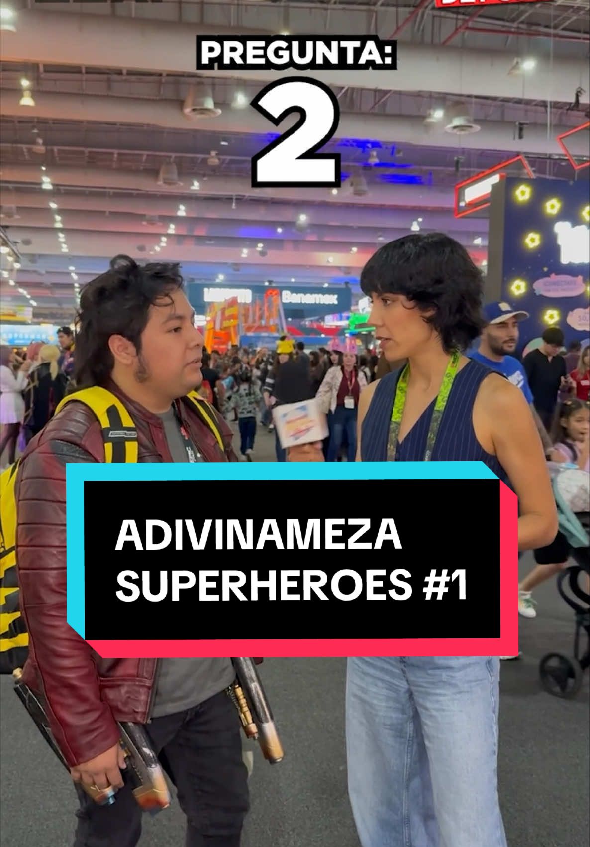 💪🦸‍♀️ ¿Puedes adivinar la película favorita de superhéroes de alguien en solo 10 preguntas? Yo lo intenté en #AdivinaMeza y hubo respuestas que ni el Doctor Strange vio venir 🦸‍♂️🧠 #CCXP #superhéroes #fueradefoco #gig #películas #adivinaMeza #GabyMeza #GabyMezaconZ 🍿