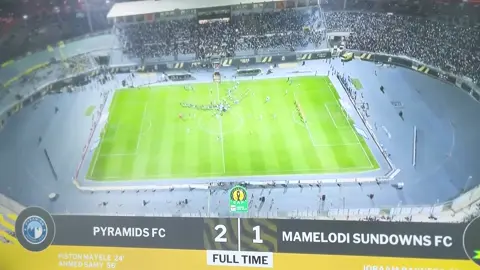 CCL Final - Fulltime Pyramids 2-1 Mamelodi Sundowns (3-2) Pyramids are the CCL Champions!!
