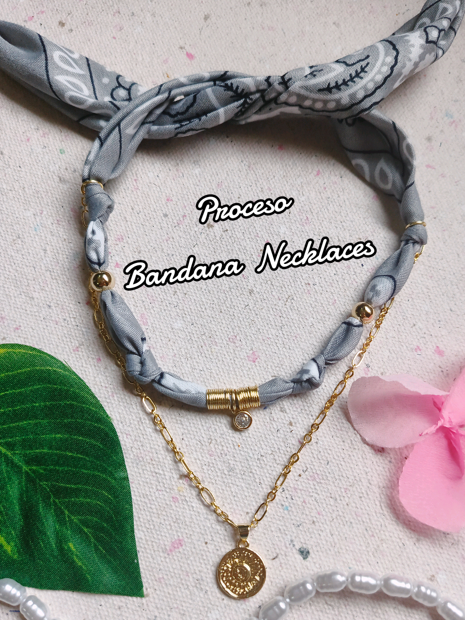 El Proceso 💖 #bandana #collarpañoleta #pañoleta #collar #pañoleta #viral #bisuteria #bandananecklace 