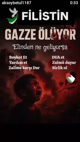 #gazzeölüyor😭  #GAZZEYİUNUTTURMA  #ZionistHandsOffGaza 