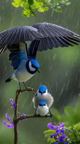 Mother bird love 😘❤️😘#fyp #fypシ #fypシ゚viral #birdslover 
