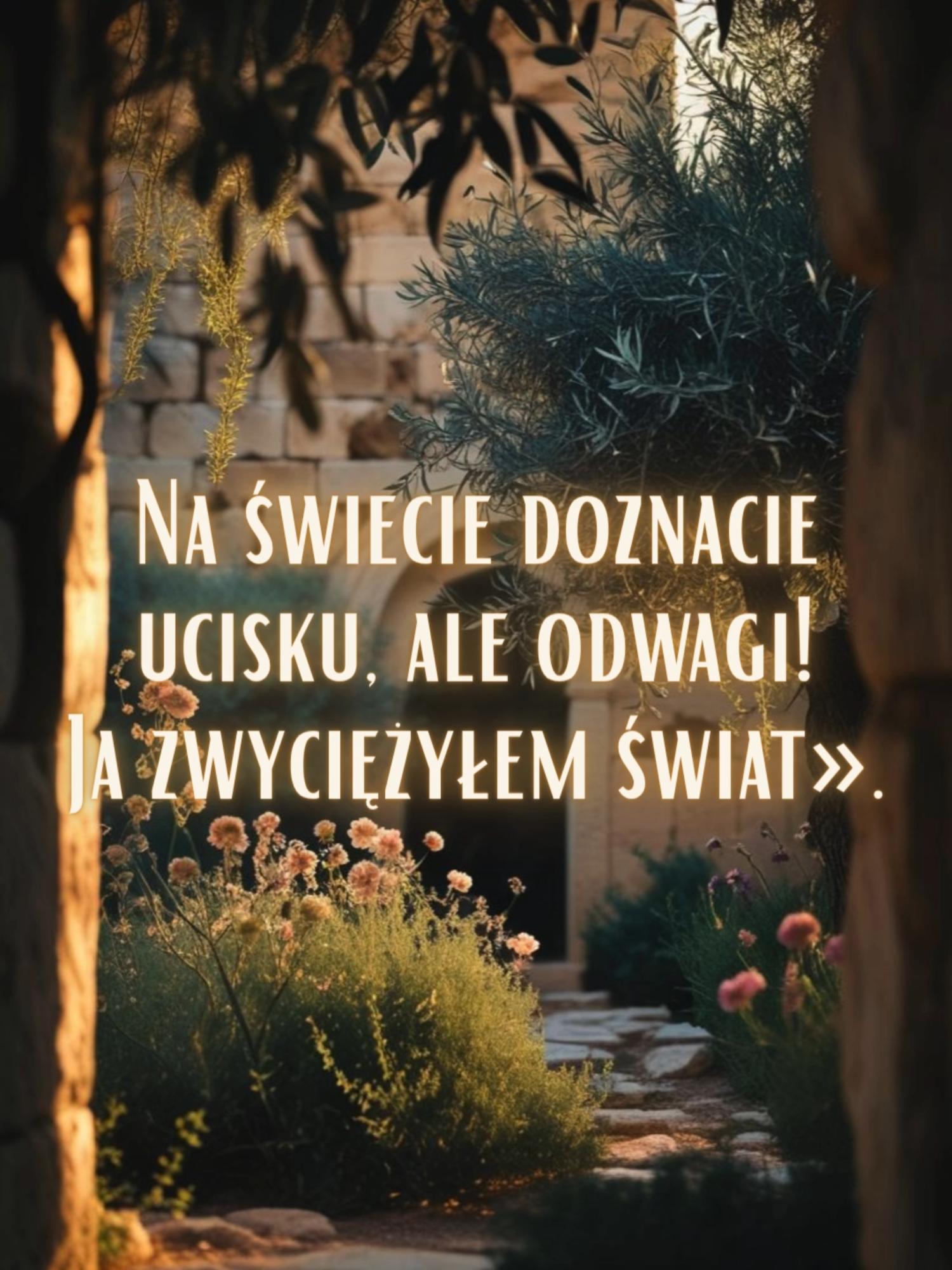 Słowo Boże: Odwagi, Ja zwyciężyłem świat (J 16, 29-33)