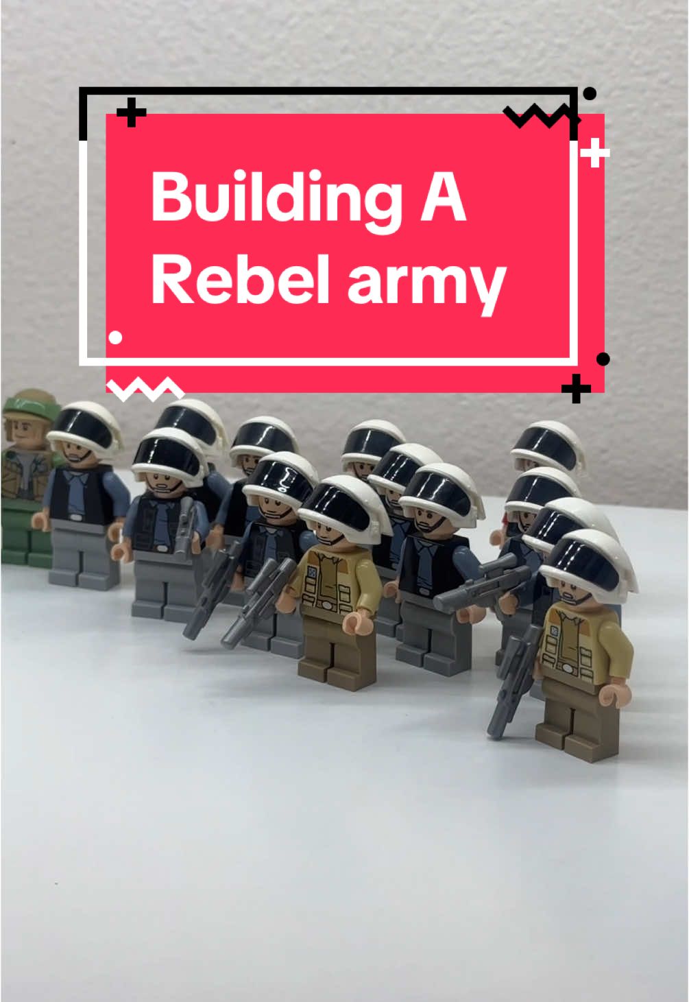 Building a rebel army, how many rebels do you have? . . . . . . #lego #legocollection #legocollector #legominifigures #starwars #legophotography #legodisplay #legoclones #minifigurecollector #minifigureshowcase #customminifigure #customminifigures #classiclego #classiclegostarwars #legocustom #customlego #classicminifigs #vintagelego #tcs #legostarwars #legostore #spiderverse #spiderman #legomarvel #legospiderman #legostore #rarelego #legomisprint #montzbricks #legotiktoker #bricktok #legotok 