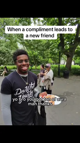 When a compliment leads to a new friend @kevin kasani  #pov #fyp #social #confidence #positivevibes #socialskills #anime #naruto #cyberpunkedgerunners 