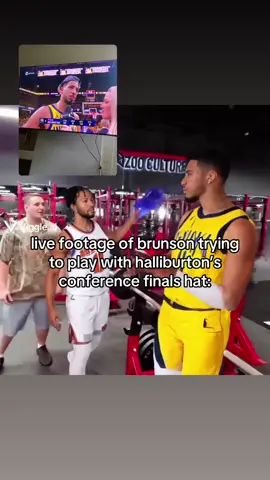 #NBA #tyresehaliburton #jalenbrunson #knicks #pacers #fyp #viral #trend #ai 