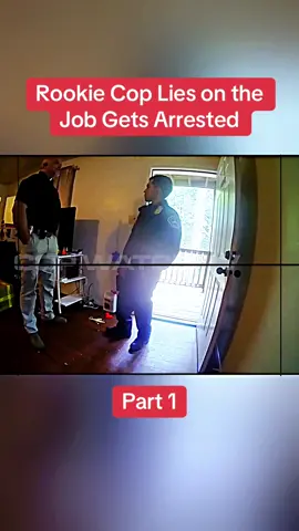 Rookie Cop Lies on the Job Gets Arrested Part 1  #cops #copsoftiktok #police #policeofficer #bodycam #crime #truecrime #truestory #foryou #fyp