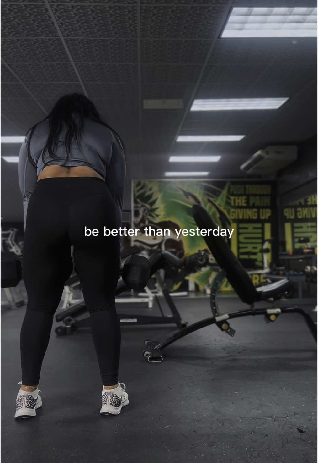 It’s ME vs ME  #fyp  #GymTok #fyypppppppppp  #trinitiktok #midsize #motivation #progress #Fitness 