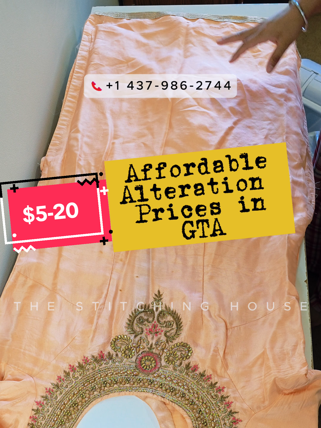 Alteration prices $5-20 #thestitchinghouse #stitching #alteration #sewing #punjabisuits #punjabimodel #brampton #Toronto #GTAStitching #CustomFit #fashion #punjab #punjabi #explore 