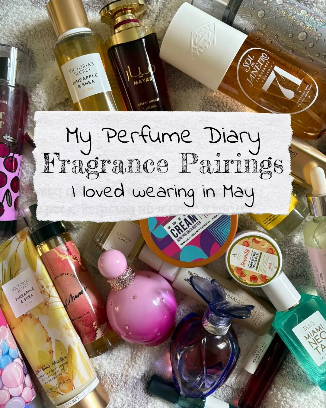 I’ve been slacking sharing layering content lately (mostly bc it’s a lot of work, and I’m behind) so here’s my perfume diary as an anthology of some of my favorite fragrance pairings I enjoyed in May 🩷🤭 Save this post for inspo, or share your faves to your story! Let me know what you’re dying to try! 〰️Heist, Shay and Blue Blood Oranges, and Miami Nectar were received in PR with no posting obligation  〰️Artisan Ethnique, Yellow Daze, EB marshmallows, Almond Croissant, and Mayar Cherry were TikTok shop samples I received in exchange for a TikTok video  Featuring scents from @Curatrix @AROMA CONCEPTS FL @Ellis Brooklyn @Phlur Fragrances @LEDDA @LATTAFA @Dirty Soul Soap Co. @Sol de Janeiro & many more 🥲💕 #perfumecombos #perfumepairings #perfumelayering #fragrancelayering #affordablefragrances #gourmandperfumes #gourmandlayering #perfumetiktok 