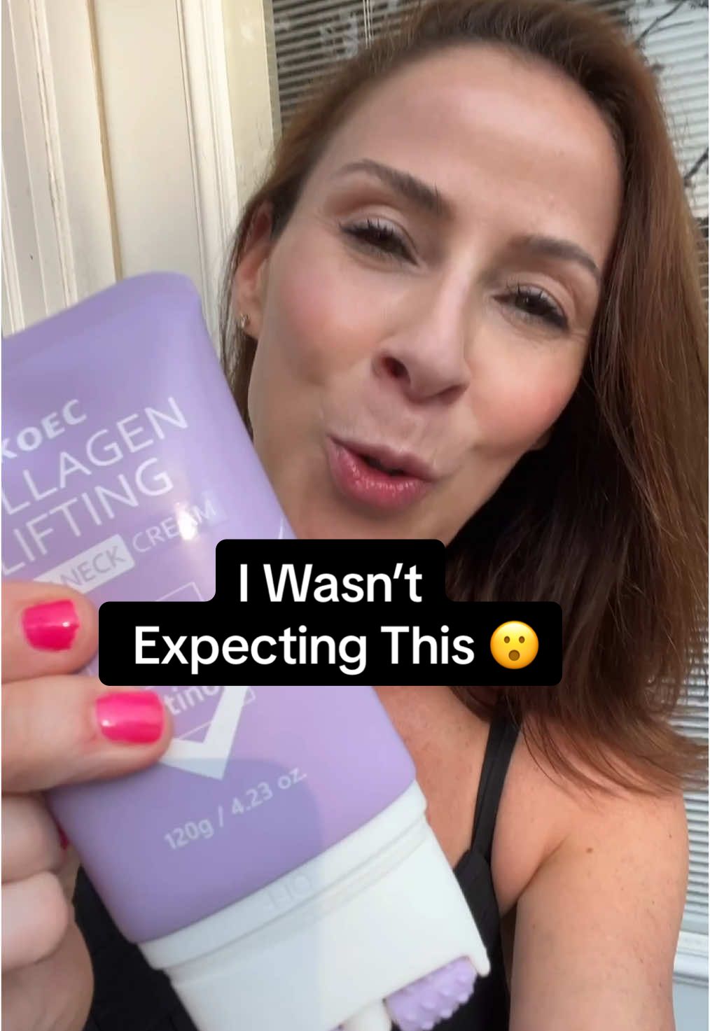 Not me falling in love with a neck cream 😭💖 The Koec AH-8 Collagen Firming Neck Cream has this roller applicator that feels so good—and it actually helps lift and smooth your skin! Add this to your routine ASAP. #TikTokShopFind  #SkincareTool #Koec #NeckCare #FirmingCream #RollerApplicator #BeautyRoutine #TikTokShopFinds #SelfCareUpgrade #AgingGracefully #SkinTighteningTips #creatorsearchinsights 