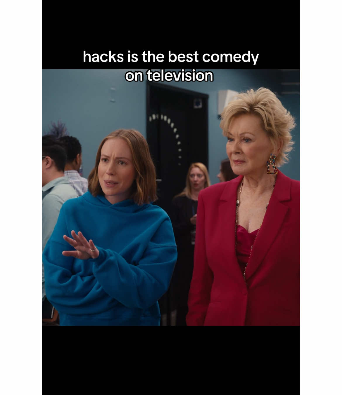 the funniest people are also the smartest, the writing is perfection #hacks #max #comedy #tvtok #hbo #edit #series #awards #foryou #viral #jeansmart #hannaheinbinder #actress #hbomax #tv 