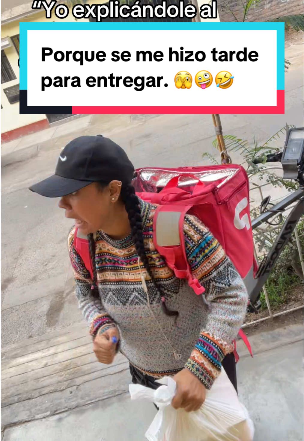 Yo explicándole al cliente por qué me demoré en entregar. 🤣😂😂🫶🏼🫶🏼 clientes no miren esto jajajajaja @PedidosYa @Norkys #fyp #clientes #explicacion #paratiiiiiiiiiiiiiiiiiiiiiiiiiiiiiii #repartidor 