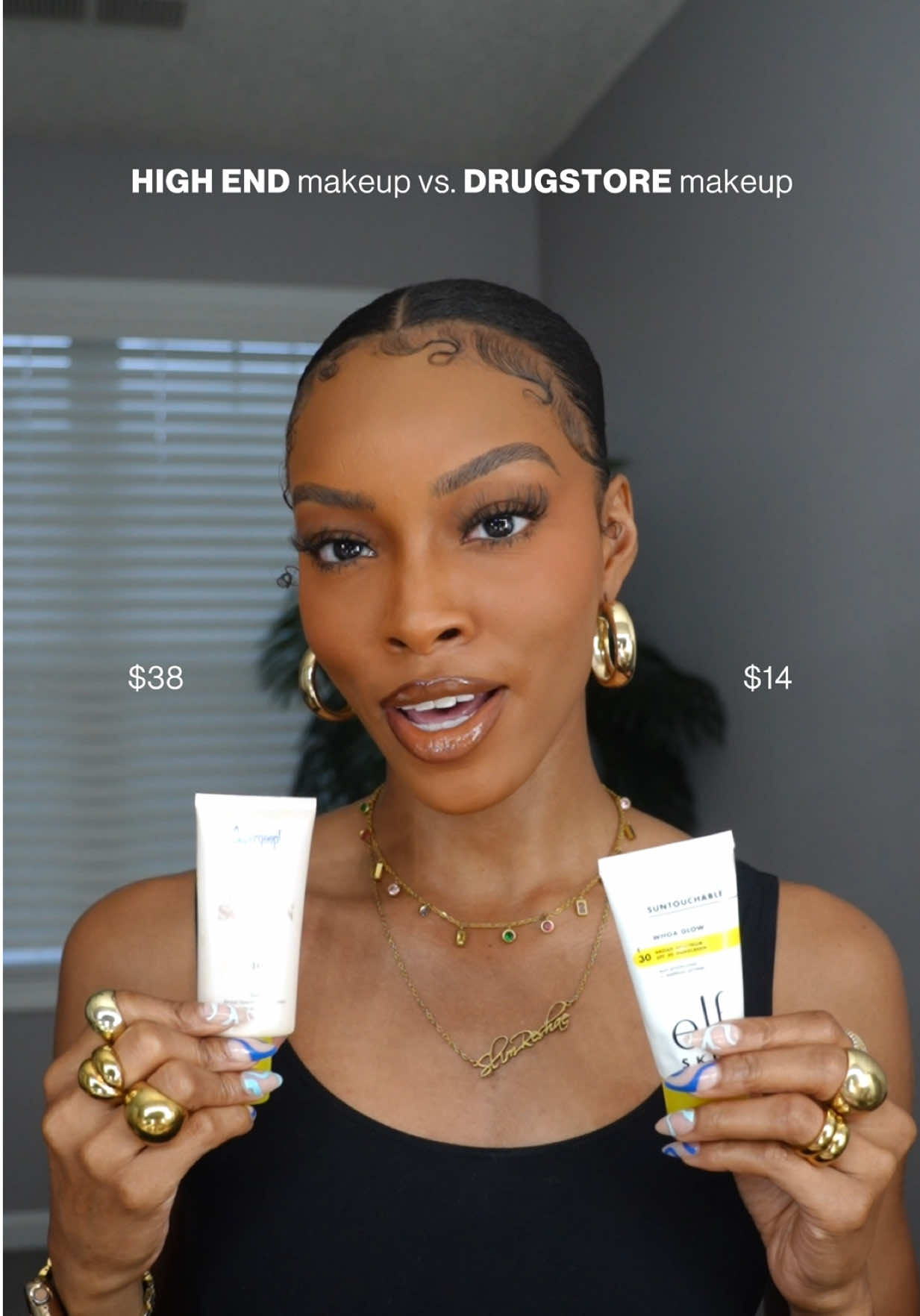 let’s get into the drugstore baggggg honey! the drugstore brands are bringing the heat with high quality products at an affordable price. LIKE this video if you want to see me do a full face comparing these products ✨ #drugstoremakeup #dupes #drugstoredupe