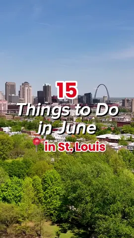 June in St. Louis is packed with energy! From can’t-miss festivals to live theater and concerts , here are 15 things to do that’ll make your visit unforgettable.  Don’t forget to check our events calendar for even more! 🎉🎶 #ExploreStLouis 