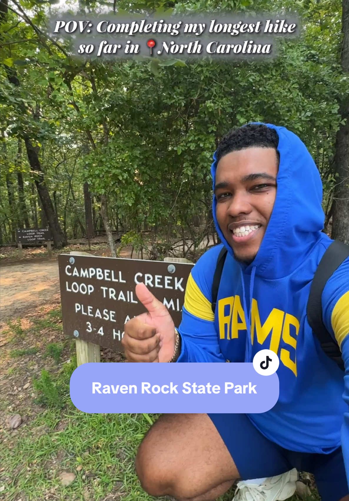 I've conquered most of Raven Rock now 😌🪨 #nc#nctiktok#visitnc#northcarolina#nccheck#explorenc#nctravel#ncfun#nclife#nchype#nchiking#ncparks#nctrails#ravenrock#brayholt 