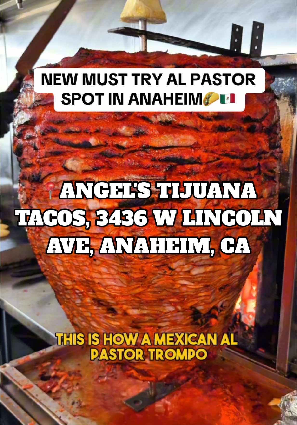 📍Angel's Tijuana Tacos, 3436 W Lincoln Ave, Anaheim, CA #taco #anaheim #orangecounty #alpastor #burrito #hiddengem #fyp #food #eatwithme #fy @Angel Tijuana Tacos 🌮 