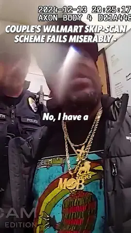 Couples Walmart Skip-Scan Scheme Fails Miserably. Part 2. Full clip on Body Cam Edition