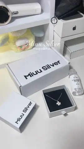 Dây chuyền bạc Miuu Silver ✨🌸 #miuusilver #upbase #daychuyen #trangsuc 