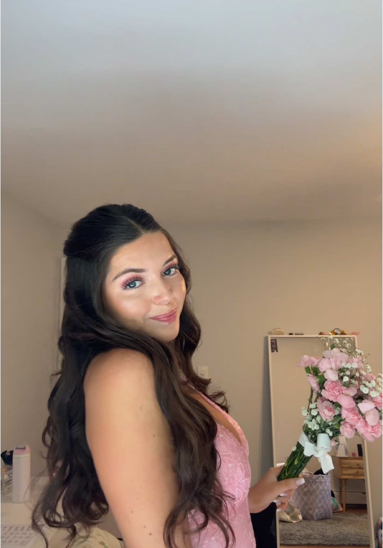 pink skies💓 #prom #prom2025 