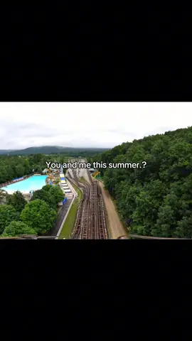 You and me this summer on a wooden coaster..? 🎢 #fyp #rollercoaster #coaster #vibe #thisfeeling #coasters #woodencoaster #sixflags #sixflagsgreatescape #vibes #viral #foryoupage #explorepage #fypシ゚viral 