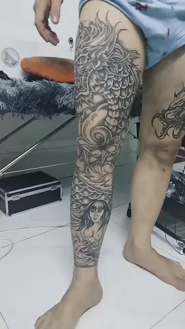 full chân xăm truyền thống nha ae ae mún trãi nghiệm xăm dích tay thì LH lên lịch nha 