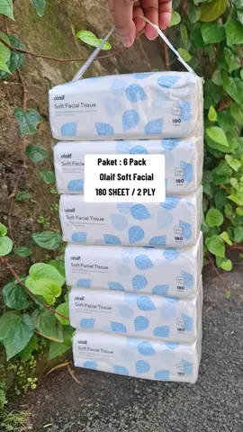 Paket : 6 Pack       Olaif Soft Facial   180 SHEET / 2 PLY  #tisuolaif #tisuwajah #tisumurah #tissuepromomurah #tisupromomurah #tisuolaif6pack30ribuan 